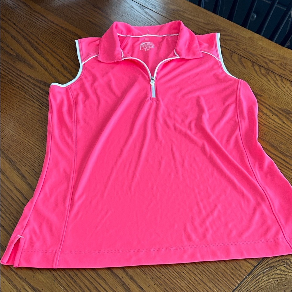 Slazenger Bright Pink Golf Polo